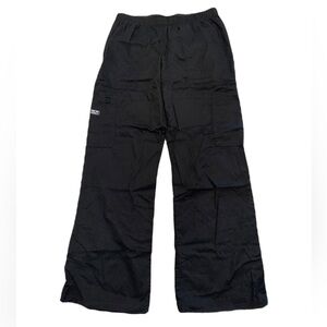 Cherokee Workwear Black Cargo Scrub Pants Sz M